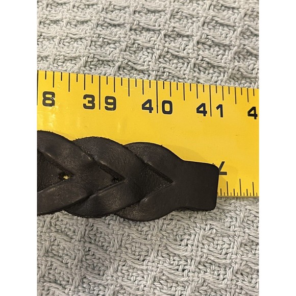 Banana Republic leather woven belt Size Medium - Picture 3 of 3